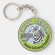 DENKEN Sie ZEBRA Schlüsselkette Schlüsselanhänger