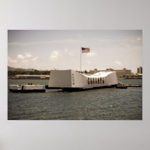Denkmal USSs Arizona Plakat