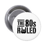Der 80er angeordnet anstecknadelbuttons