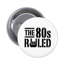 Der 80er angeordnet anstecknadelbuttons