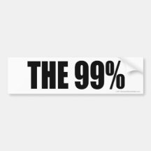 Der 99% Autoaufkleber