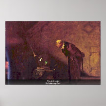 Der Alchemist durch Spitzweg Karl Posterdrucke