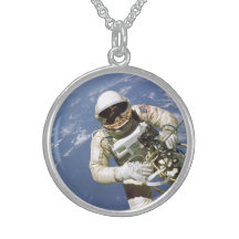 Der allererste US-Spacewalk - 3. Juni 1965 Sterlingsilber Halsketten