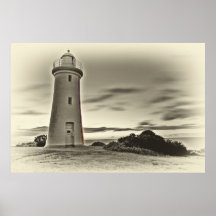 "Der alte Leuchtturm " Plakatdrucke