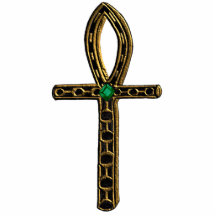 Der Ankh (Gold) AcrylPin Photo Figuren