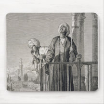 Der Anruf des Muezzins zum Gebet, 19. Jahrhundert Mousepad