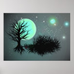 Der Aufstieg der Natur - Fantasie-Raum-Plakat