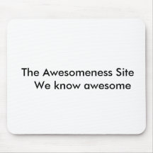 Der Awesomeness Standort Mauspad