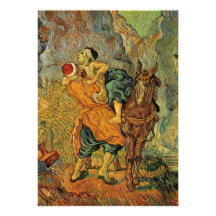 Der barmherzige Samariter nach Delacroix durch Van Einladungen