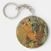 Der barmherzige Samariter nach Delacroix durch Van Schlüsselbänder