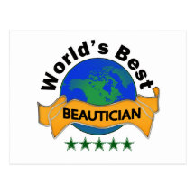 Der beste Beautician der Welt Postkarte