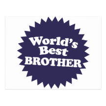 Der beste Bruder der Welt Postkarten