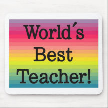 Der beste Lehrer der Welt - Lehrergeschenk Mauspad
