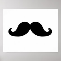 DER BESTE SCHWARZE SCHNURRBART PLAKATE