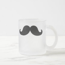DER BESTE SCHWARZE SCHNURRBART TEETASSE