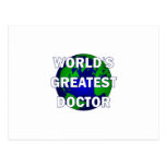 Der bestste Doktor der Welt Postkarte