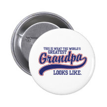 Der bestste Großvater der Welt Anstecknadelbuttons