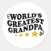 Der bestste Großvater der Welt Sticker
