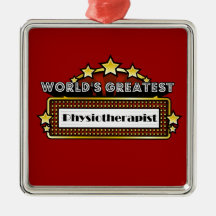 Der bestste Physiotherapeut der Welt Weihnachtsbaum Ornamente