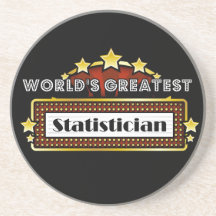 Der bestste Statistiker der Welt Bierdeckel