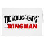 Der bestste Wingman der Welt Grußkarten