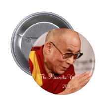 Der BesuchPin 2011 Dalai Lamas Minnesota Anstecknadelbutton