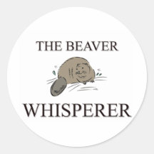 Der BiberWhisperer Aufkleber