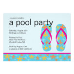 Der Blumen Türkis drehen Reinfall-Pool-Party Einla