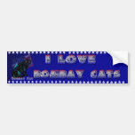Der Bombay-Katzen-Autoaufkleber