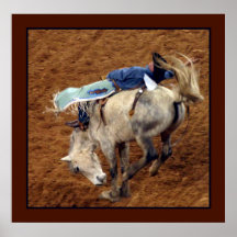Der bronc-Foto-Druck Plakate