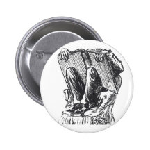 Der Bücherwurm Anstecknadelbuttons