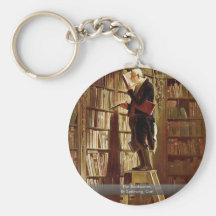 Der Bücherwurm, durch Spitzweg, Karl Schlüsselbänder