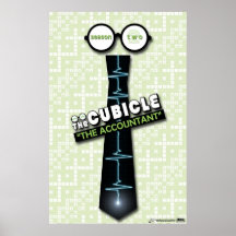 "Der Buchhalter-" Plakat "vom theCUBICLE "
