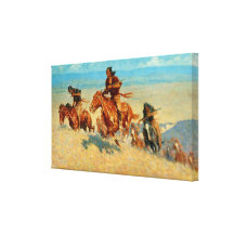Der Büffel Runners (1909) Frederic Remingtons Gespannter Galerie Druck