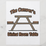 Der Camper-Esszimmertisch Flyerdruck