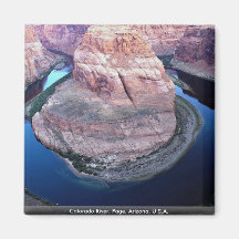 Der Colorado, Seite, Arizona, USA Kühlschrankmagnet