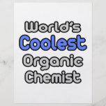 Der coolste Bio Chemiker der Welt Flyerdesign