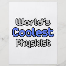 Der coolste Physiker der Welt Personalisierte Flyer