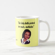 Der Dame doth Protest… Kaffeetassen