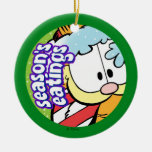 Der Eatings Garfield-Jahreszeit PERSONALISIERTE Ve Ornamente