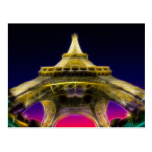 Der Eiffelturm, Paris, Frankreich Postkarte