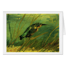 Der Eisvogel, Vincent van Gogh Karte