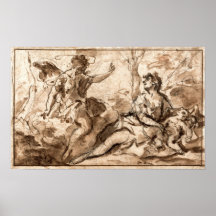Der Engel, der zu Hagar und Ishmael - Ricci ersche Posterdrucke