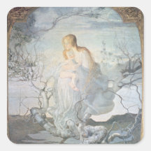 Der Engel von Leben, 1894 Aufkleber