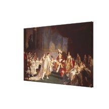 Der Espousal von Prinzen Jerome Bonaparte Galerie Gefaltete Leinwand