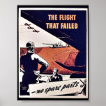 Der Flug, der versagte Plakatdruck