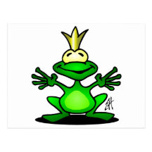 Der Frosch-Prinz Postkarte