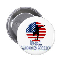 Der Fußball USA-Frauen Buttons