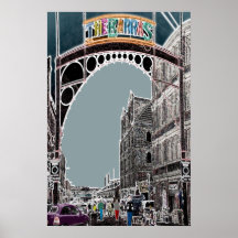 Der Galipot-Glasgow-Plakat-Druck