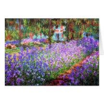 Der Garten des Künstlers bei Giverny, Claude Monet Karte